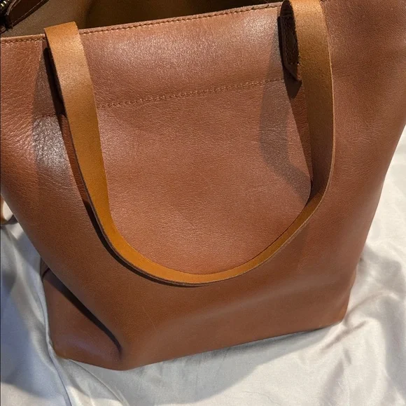 Madewell Brown Leather Tote - Picture 5 of 8